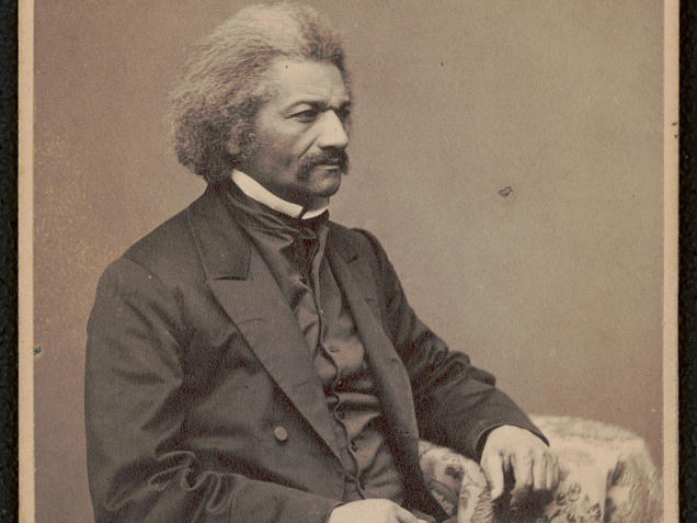 Portrait of Frederick Douglass.