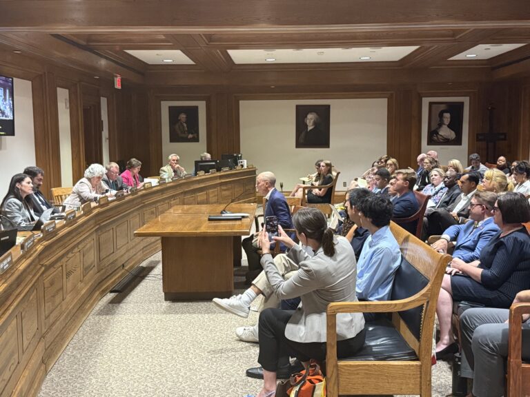 Brian Boyles provides testimony at the House Committee on Federal Funding, Policy and Accountability oversight hearing.